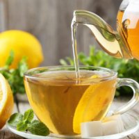 Чай зеленый с лимоном